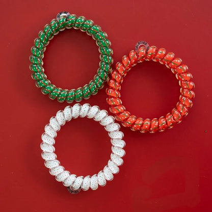 Large Hair Ties Holiday Confetti - TELETIES