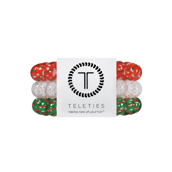 Large Hair Ties Holiday Confetti - TELETIES