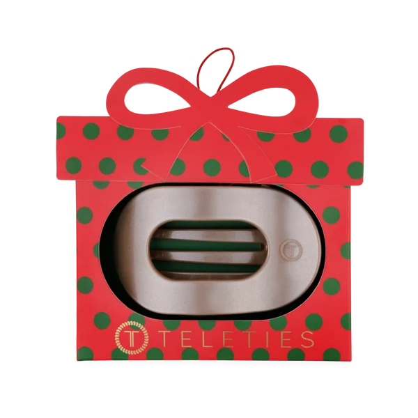 Flat Round Ornament Holiday - TELETIES