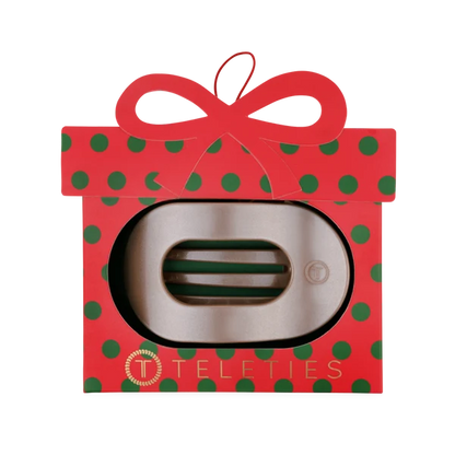 Flat Round Ornament Holiday - TELETIES