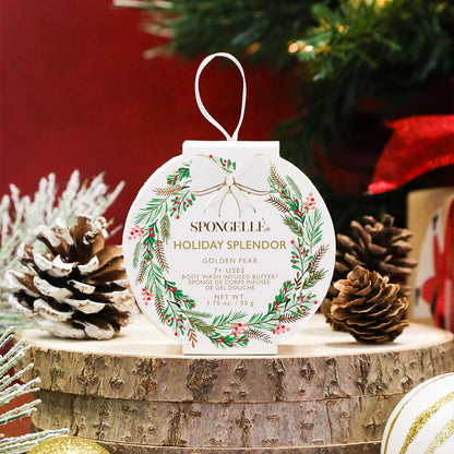 Holiday Splendor Golden Pear | Holiday Wreath - Spongelle