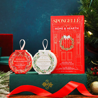 Home & Hearth | Holiday Wreath Gift Set - Spongelle