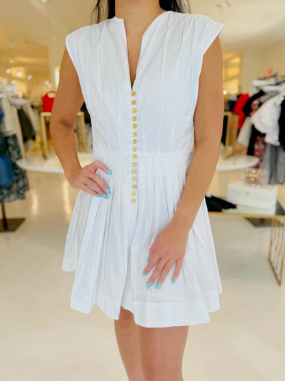 Selena Mini Dress White - Karina Grimaldi