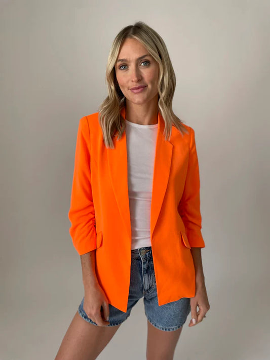 Six Fifty Clothing - Cameron Blazer Neon Orange