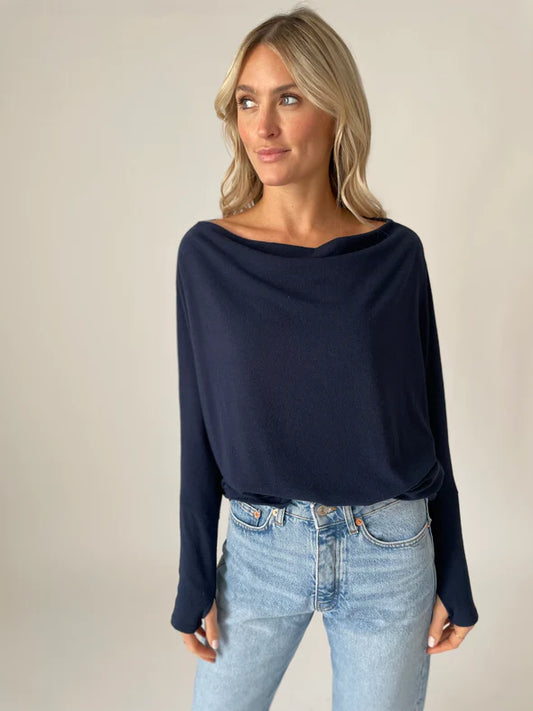 The Anywhere Top Navy - Six Fifty Clothing