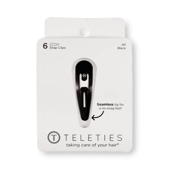 Snap Clip (6ct) Jet Black - TELETIES