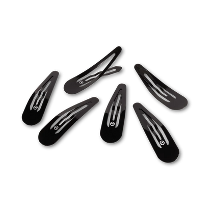 Snap Clip (6ct) Jet Black - TELETIES