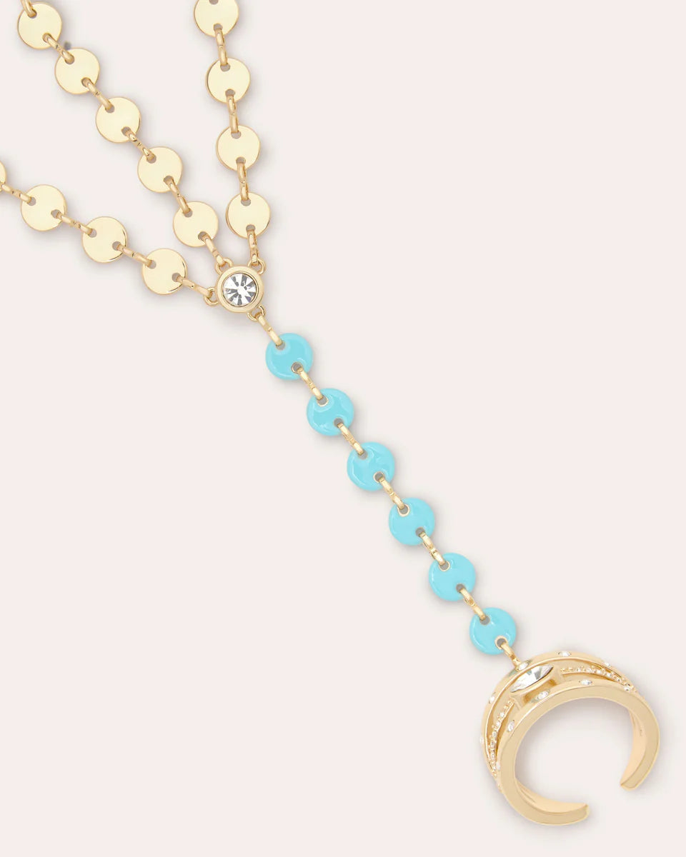 Saruti Enamel Hand Chain Gold - Ramy Brook