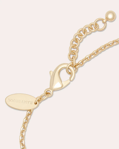 Saruti Enamel Hand Chain Gold - Ramy Brook
