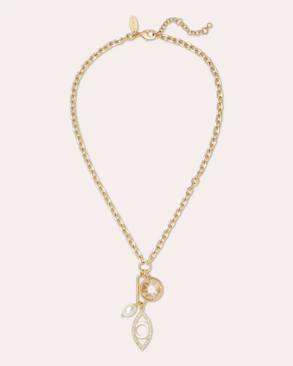 Mina Charm Necklace Gold - Ramy Brook