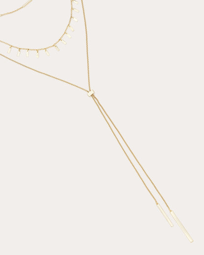 Carrie Layered Necklace Gold - Ramy Brook