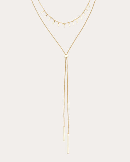 Carrie Layered Necklace Gold - Ramy Brook