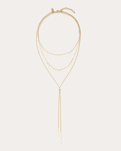 Carrie Layered Necklace Gold - Ramy Brook