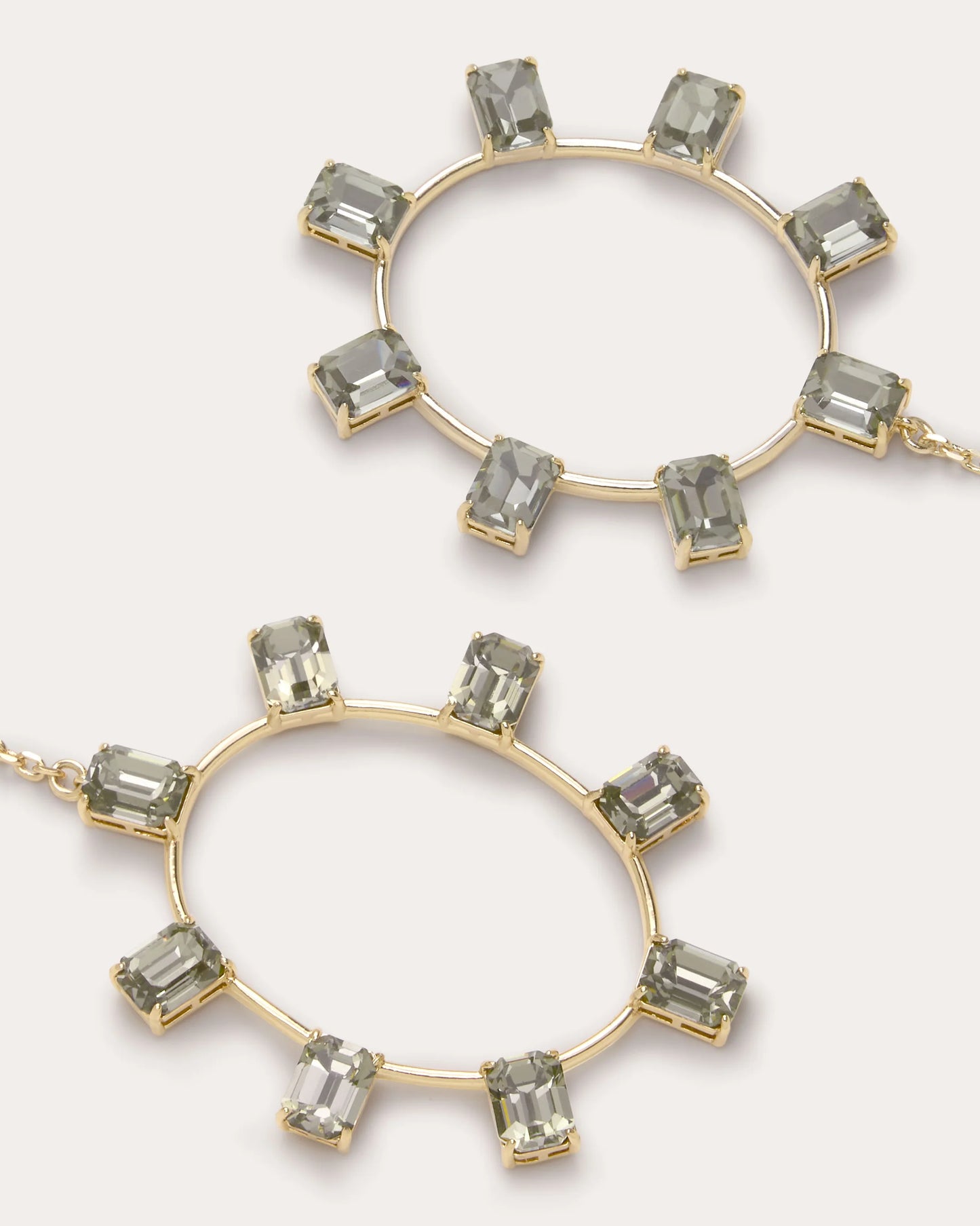 Alanna Stone Drop Earrings Gold Graphite - Ramy Brook