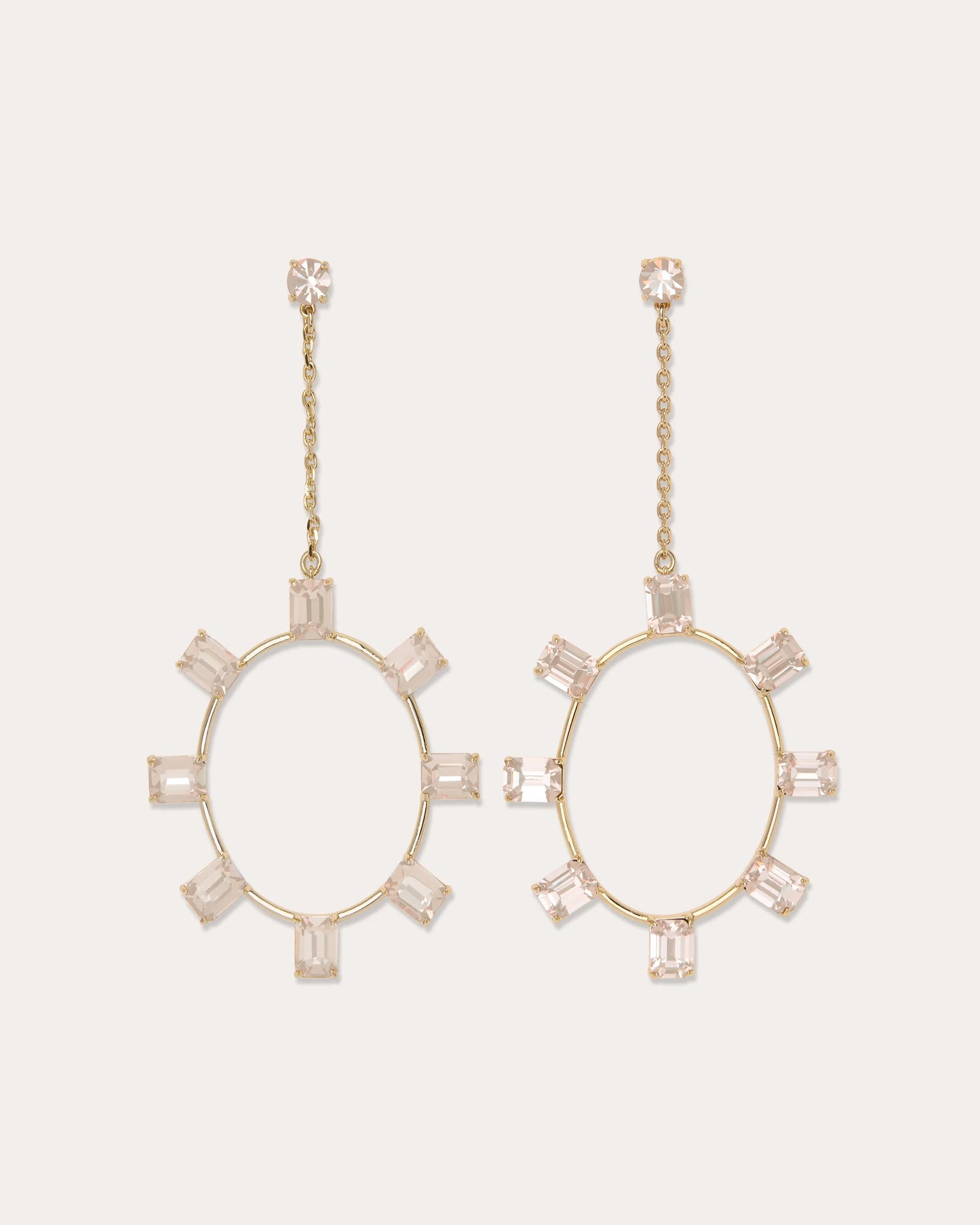 Alanna Stone Drop Earrings Gold Topaz - Ramy Brook