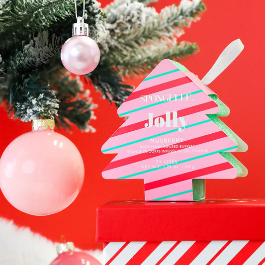 Jolly | Mulberry Holiday Tree Ornament - Spongelle