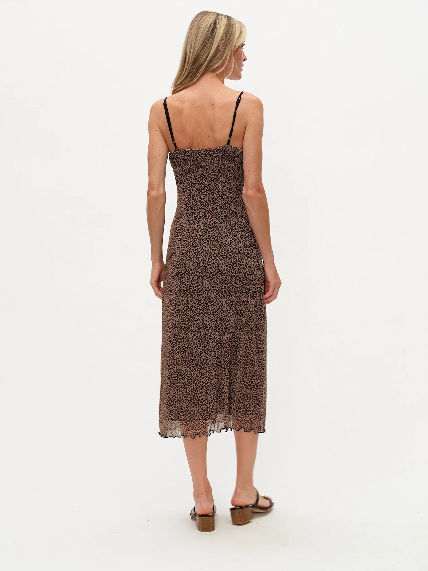 Lana Dress Cheetah Print - Six Fifty Clothing