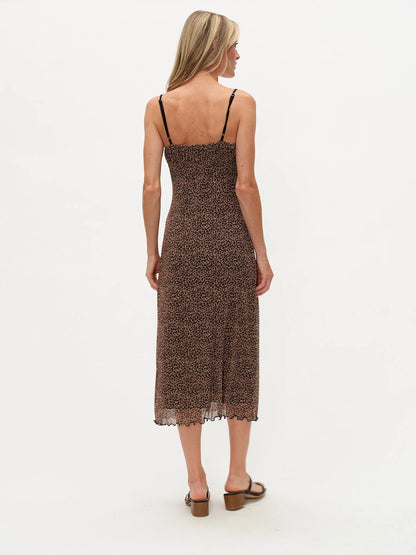 Lana Dress Cheetah Print - Six Fifty Clothing