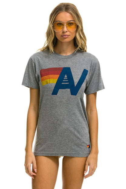 Logo Tee Heather Grey - Aviator Nation