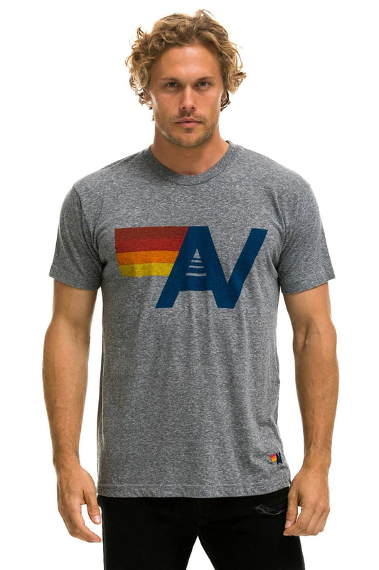 Logo Tee Heather Grey - Aviator Nation