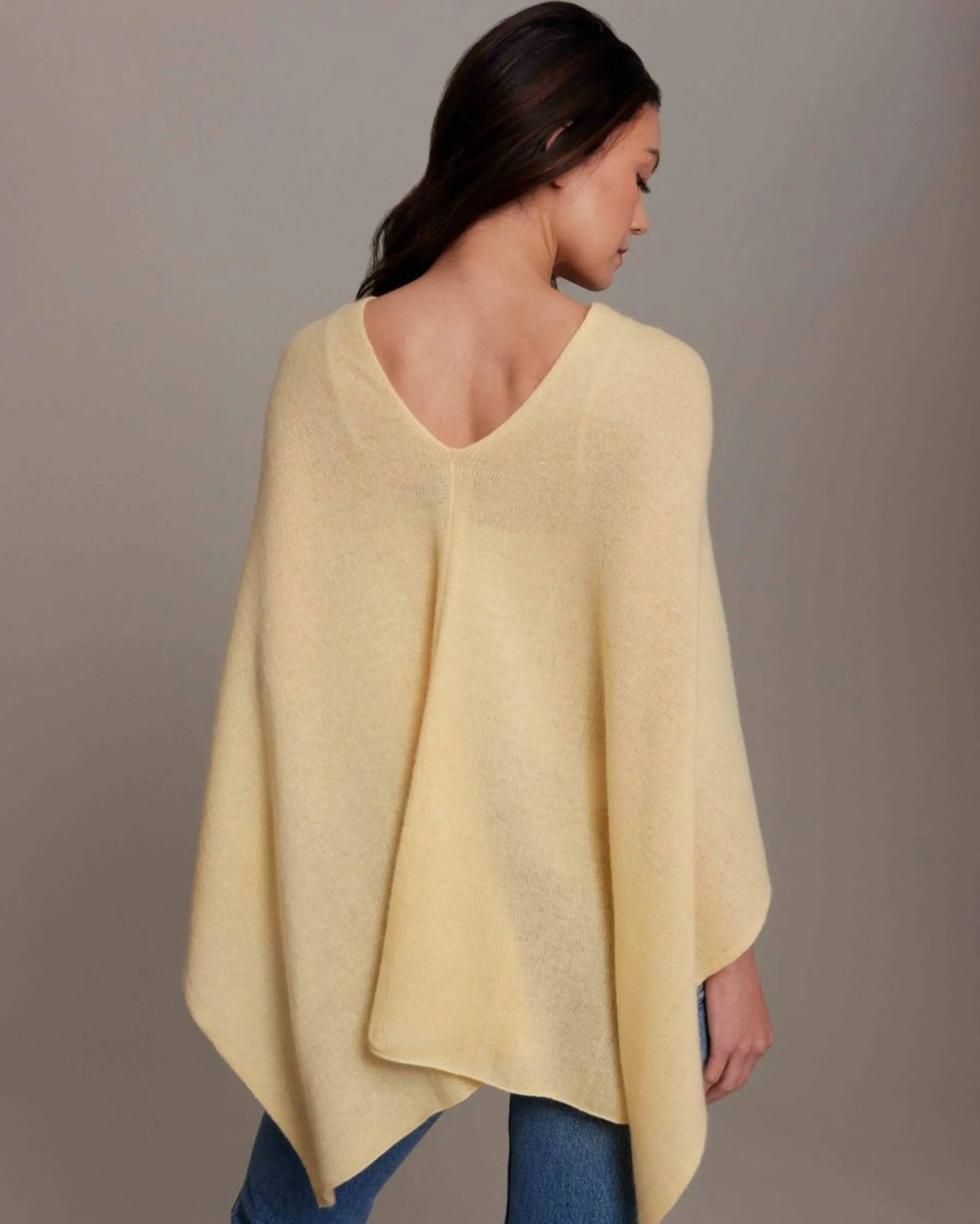 Cashmere Poncho Butter - Jackie Z Style Co.