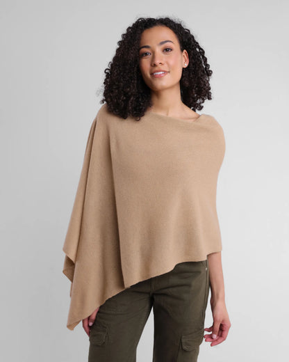 Cashmere Poncho Baby Camel - Jackie Z Style Co.
