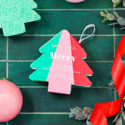 Merry | Eucalyptus Holiday Tree Ornament - Spongelle