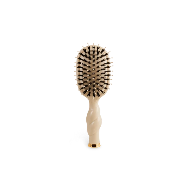 Mini Boar Bristle Hair Brush Tan - TELETIES
