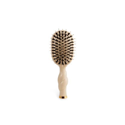 Mini Boar Bristle Hair Brush Tan - TELETIES