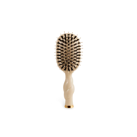 Mini Boar Bristle Hair Brush Tan - TELETIES