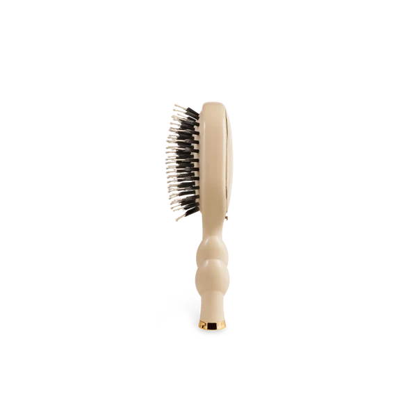 Mini Boar Bristle Hair Brush Tan - TELETIES