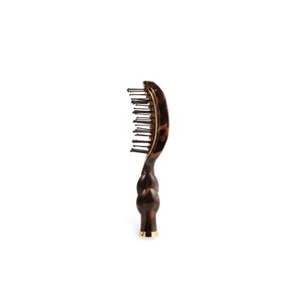 Mini Vented Hair Brush Tortoise - TELETIES