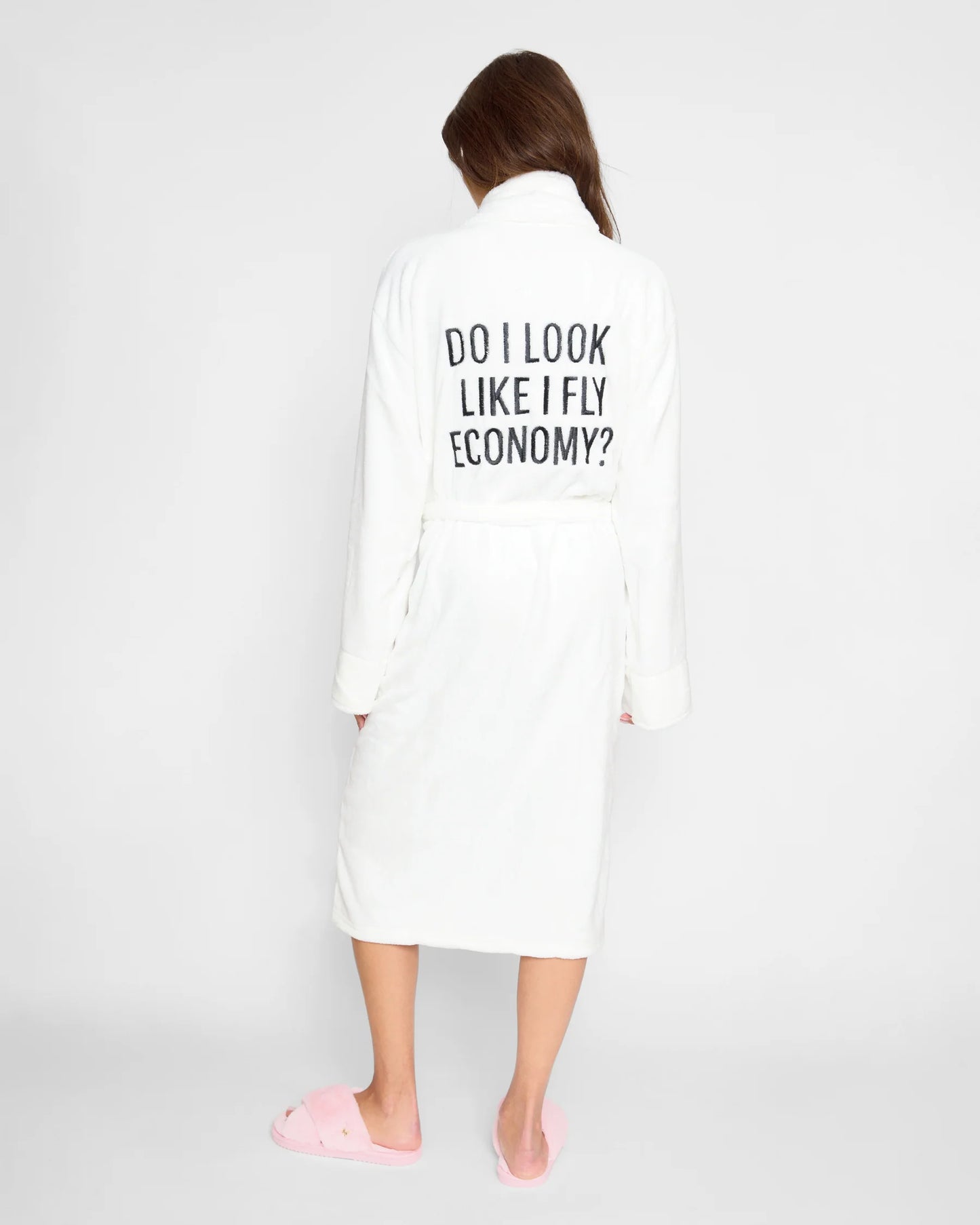 Plush Robe Do I Look Like I Fly Economy? - Los Angeles Trading Company