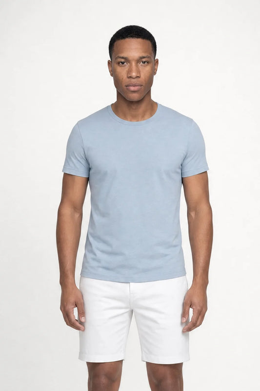 Dann T-Shirt Steel Blue - Monfrere