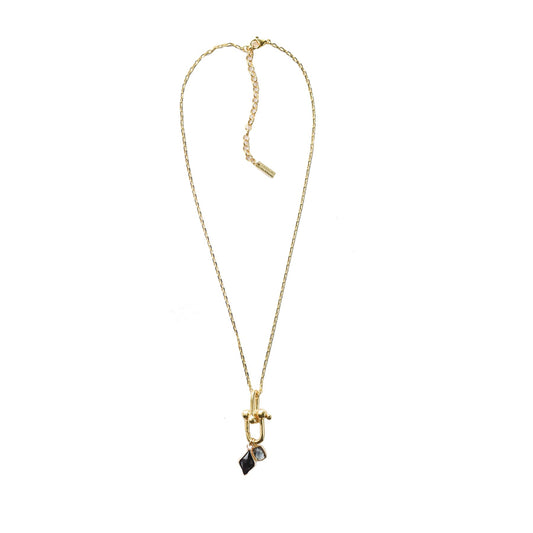 Selina Drop Necklace Black - Adriana Pappas Designs