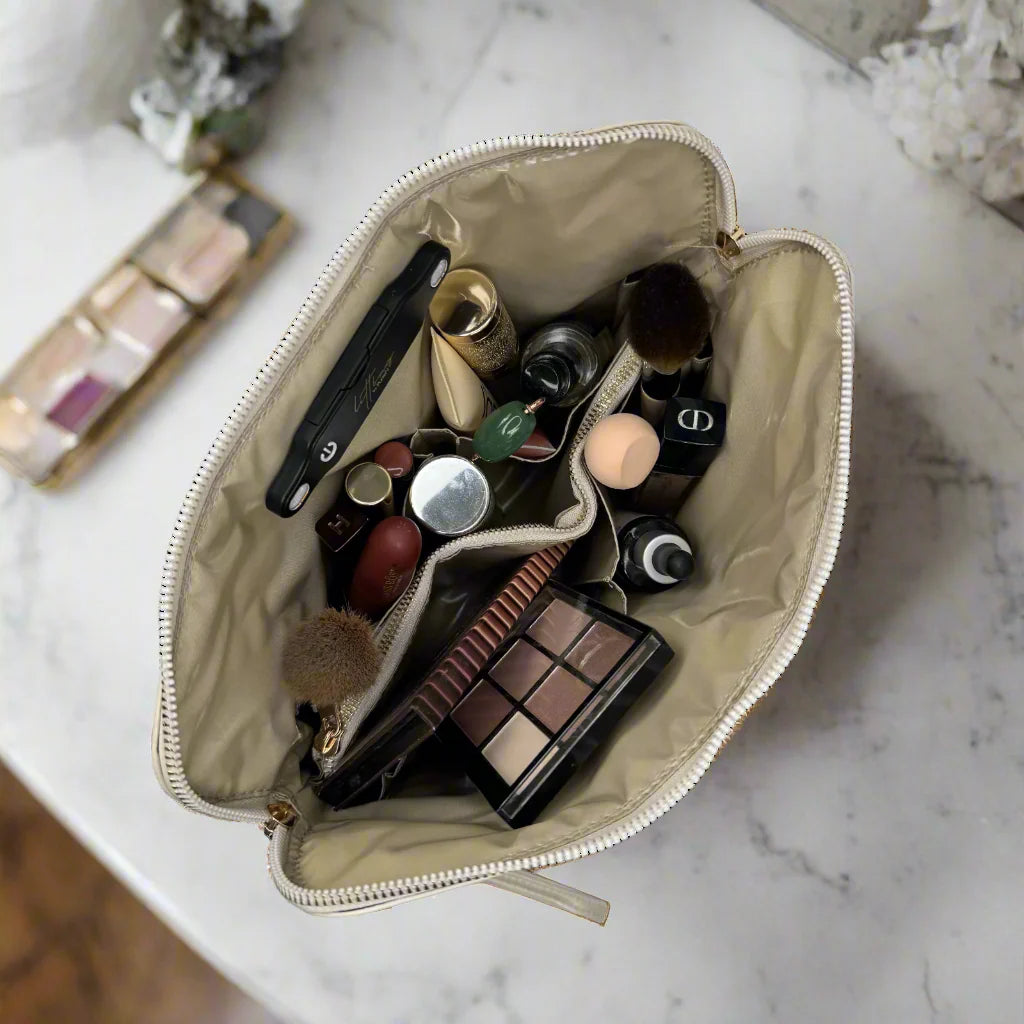 Litt Makeup Case Pearl Quilted - PurseN