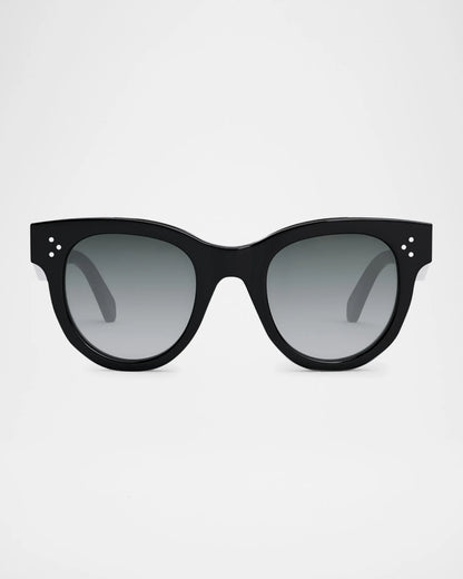 Round 3 Dots Acetate Sunglasses Black - CELINE