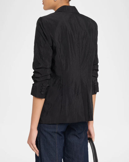 Tumbled Woven Khloe Blazer Black - Cinq à Sept