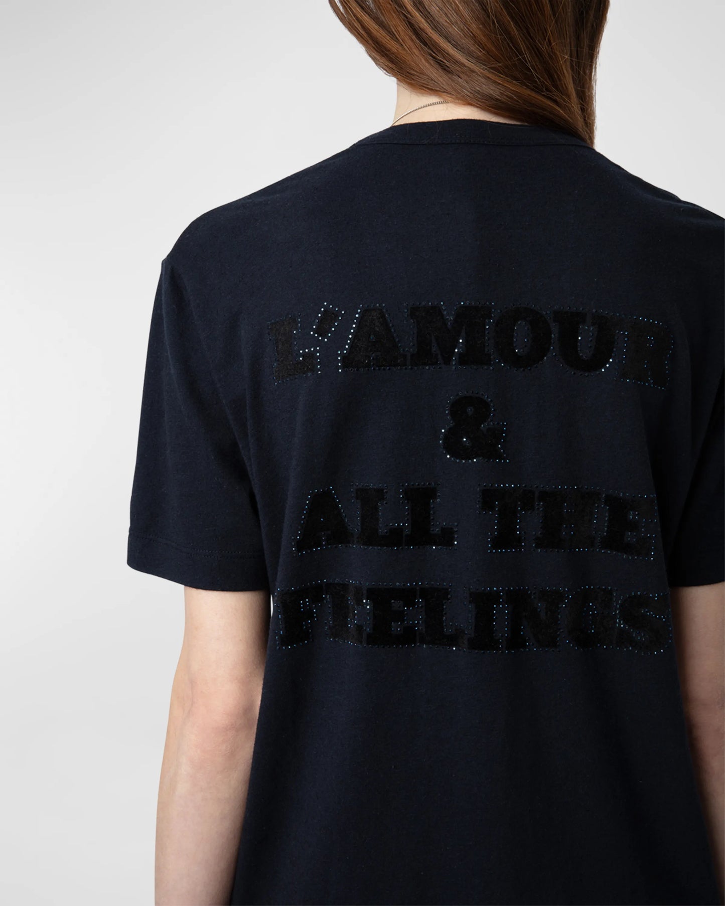 Wassa Diamante Amour T-Shirt Encre - Zadig & Voltaire