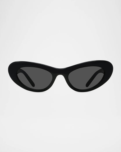 Oval Sunglasses Black - Loewe