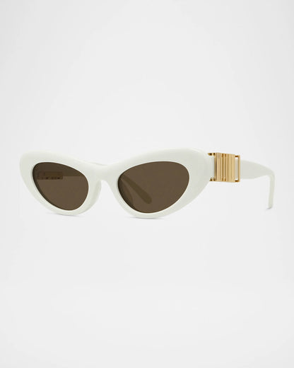 Oval Sunglasses Ivory - Loewe