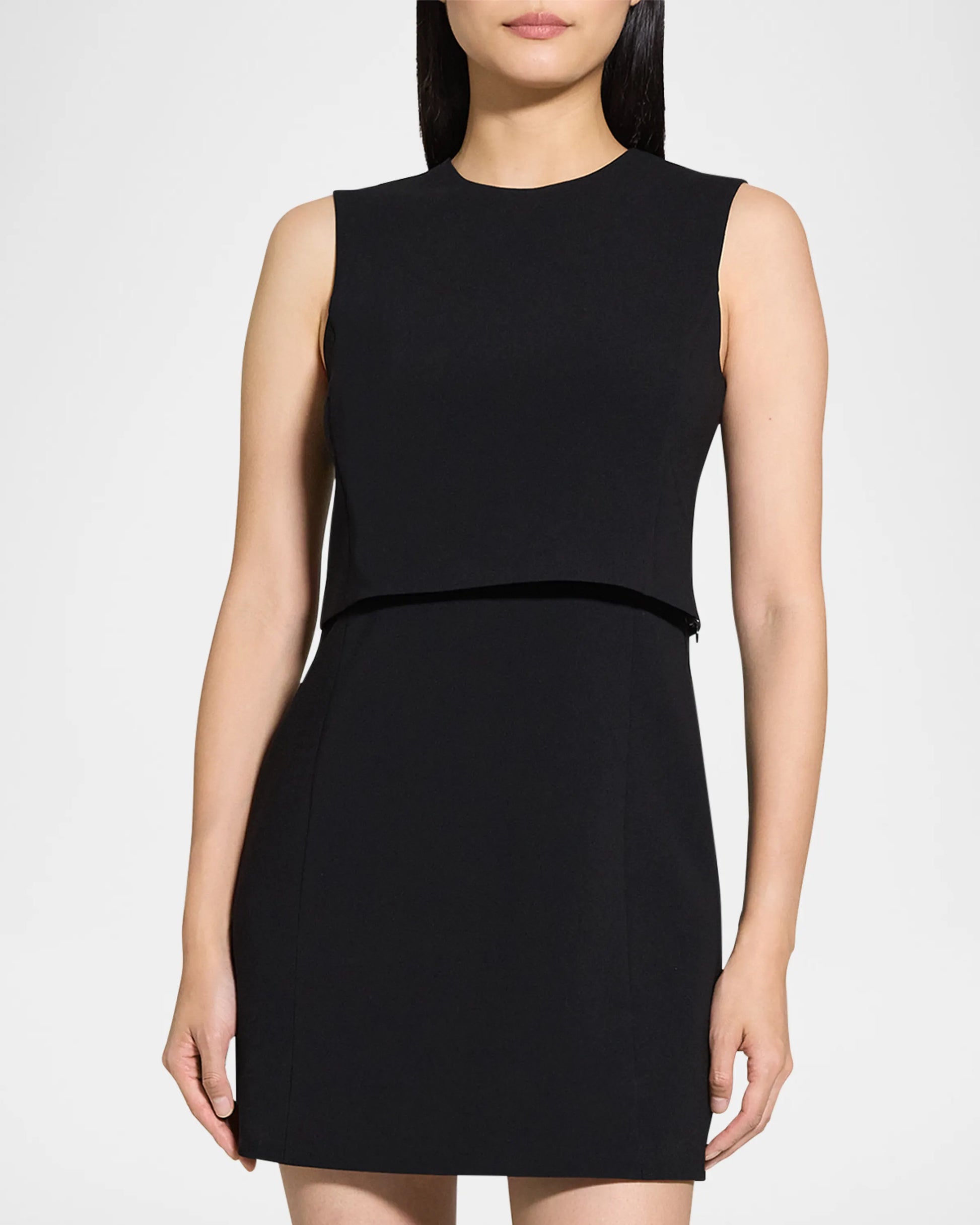 Theory Sculpted Lyr Dress, 4 / Black Theory Sculpted Lyr Dress, 4 / Black