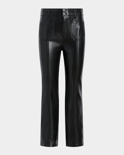 Vegan Leather Dorothea Pant Black - Cinq à Sept