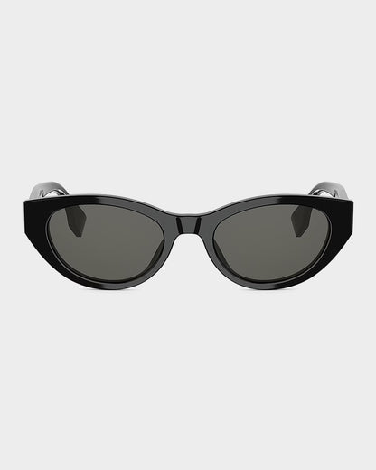 Cat-Eye Sunglasses Black - FENDI