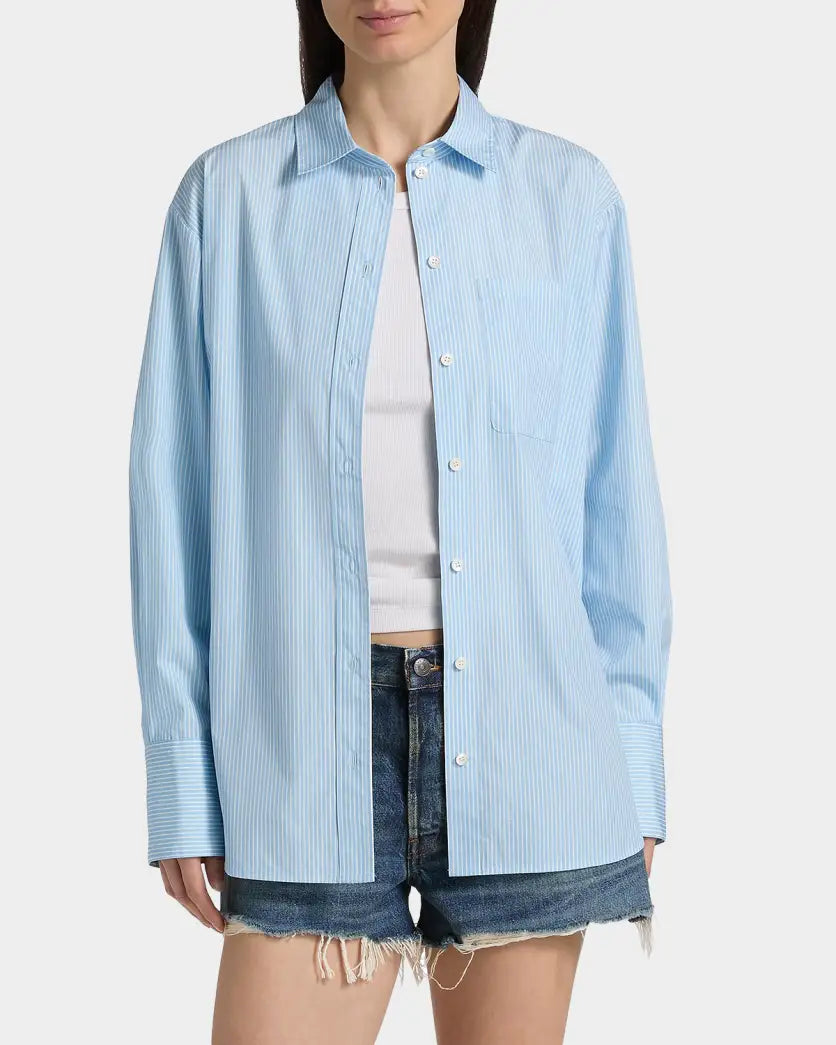 Striped Boy Shirt Powder Blue - Frame