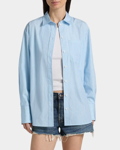 Striped Boy Shirt Powder Blue - Frame