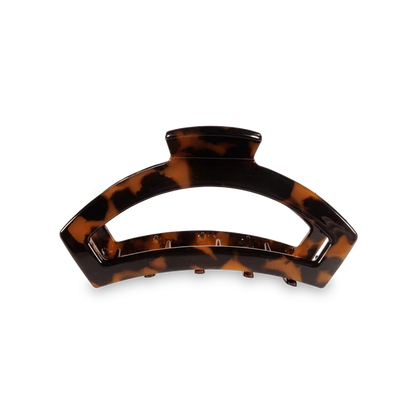 Open Medium Hair Clip Tortoise - TELETIES