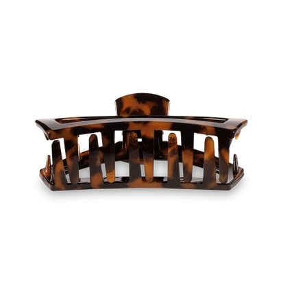 Open Medium Hair Clip Tortoise - TELETIES