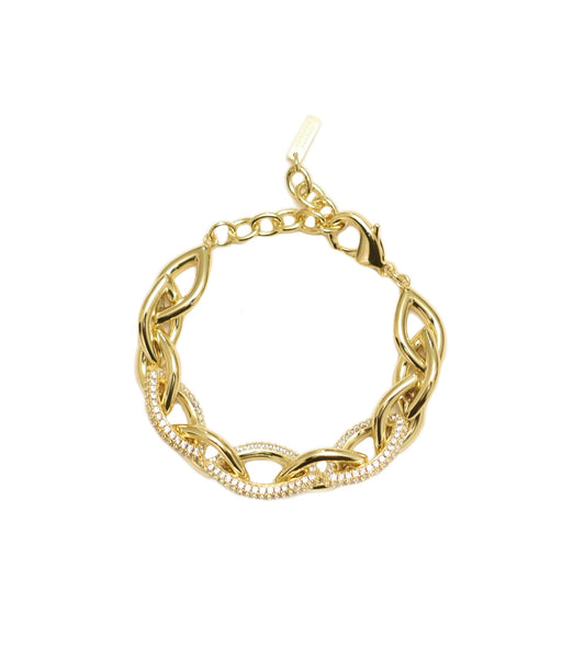 Pave Links Bracelet - Adriana Pappas Designs