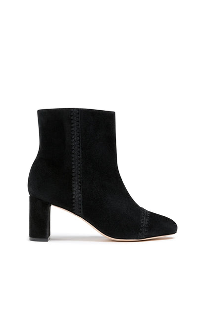 Peyton Crochet Suede Boot Black - Cinq à Sept